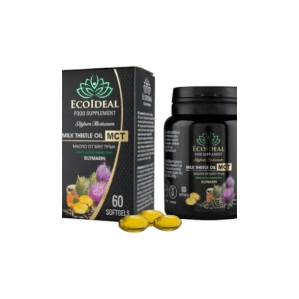 Ecoideal – Ultimate Liver Detox & Metabolism Booster | Milk Thistle + MCT for Digestion, Cholesterol & Immunity Healthcare